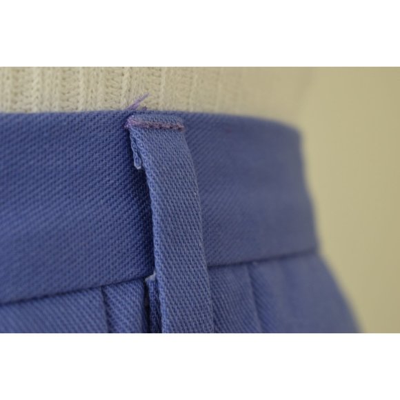 Vintage 90s Haggar Classics Purple Pleated Trousers size 14 ‎ | 29 waist - Picture 7 of 9